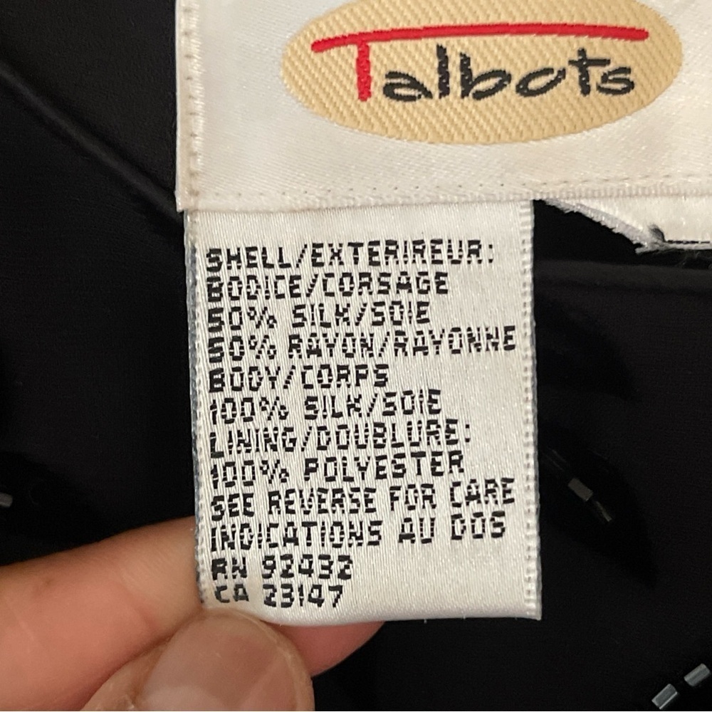 Talbot Elegant Black Evening Dress - Picture 5 of 13
